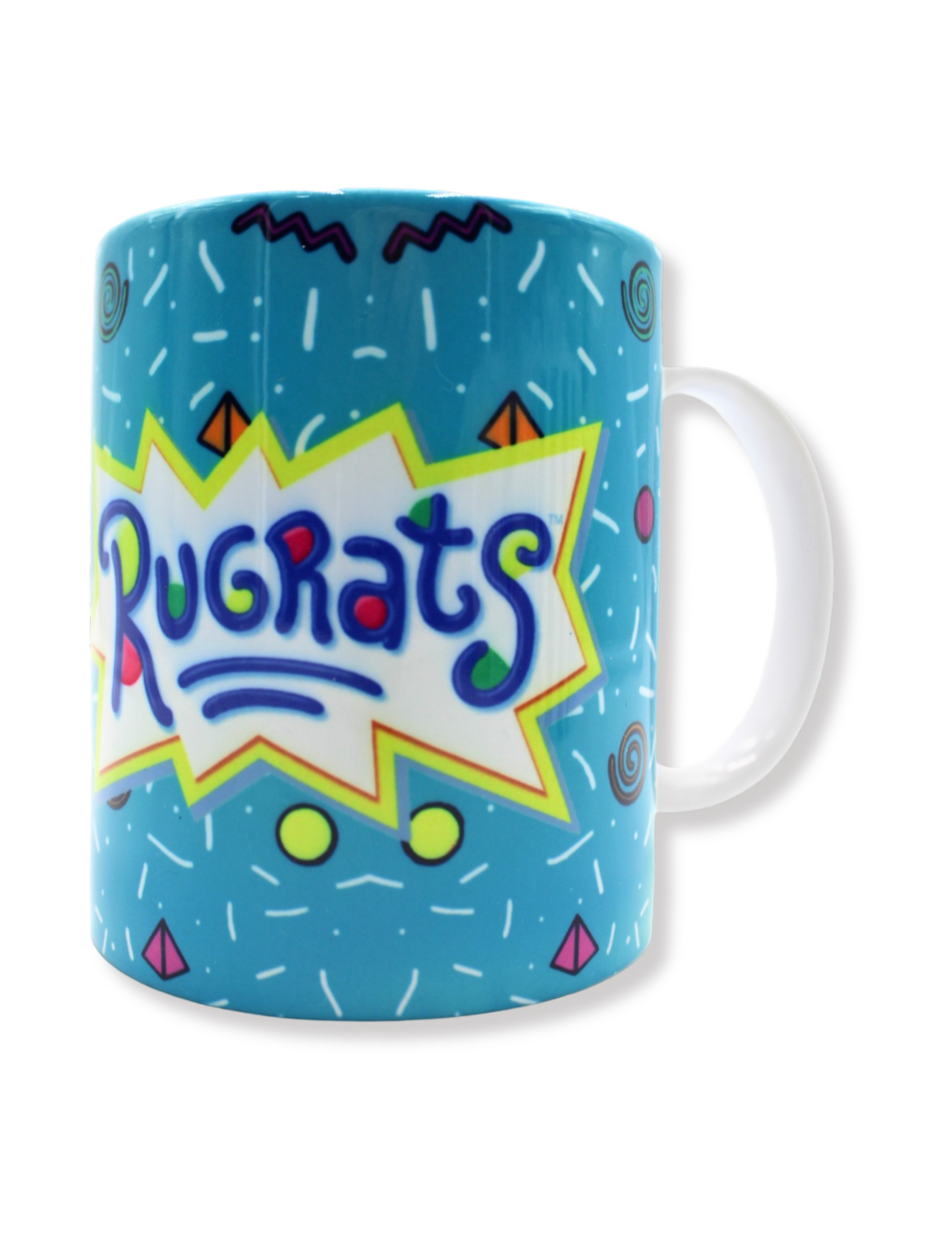 Taza De Cerámica Rugrats Carlitos Azul