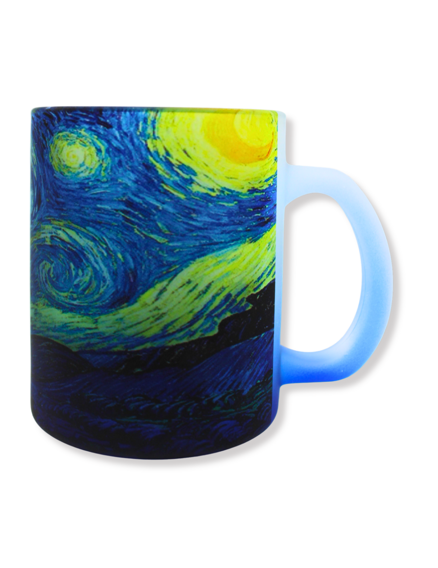 Taza De Vidrio Noche Estrellada