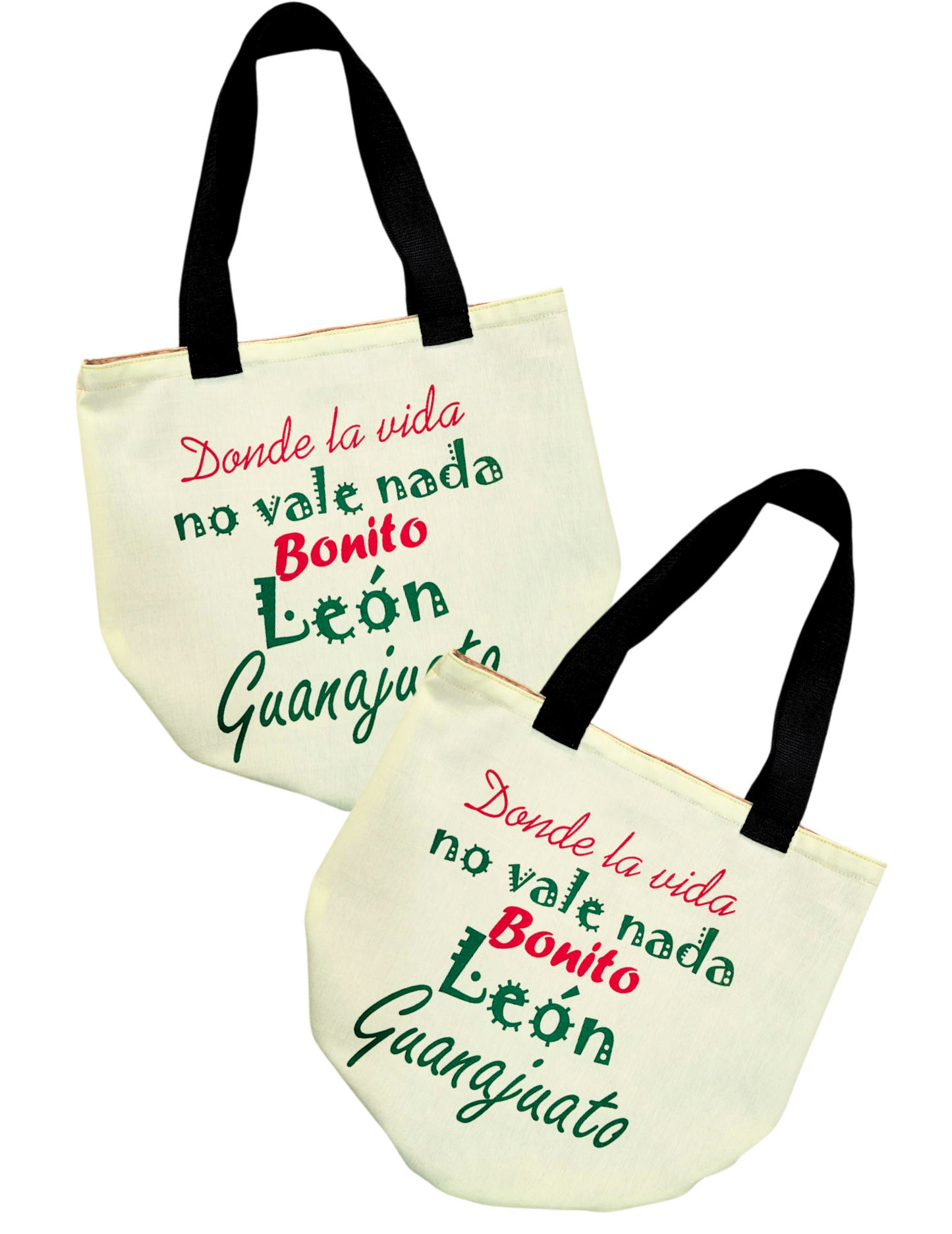 Totebag De Tela Con Diseño De Bonito León, Gto.