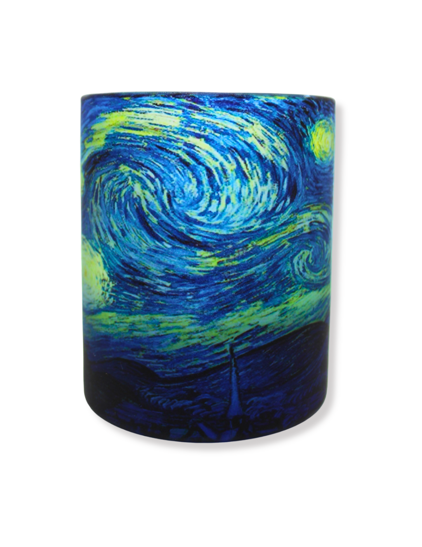 Taza De Vidrio Noche Estrellada