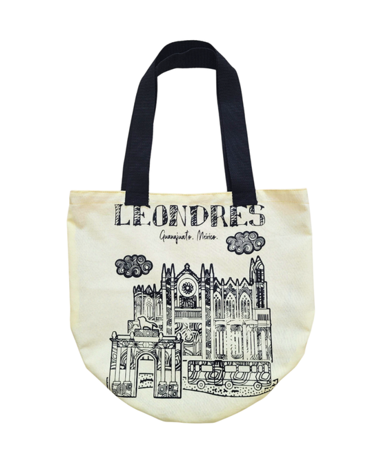 Totebag De Tela Con Diseño De Leondres