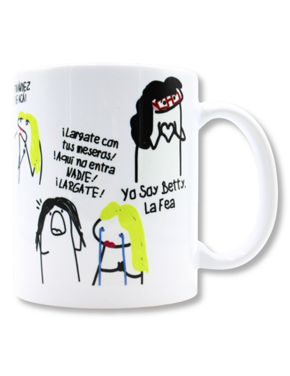 Taza De Cerámica Betty La Fea Deformito